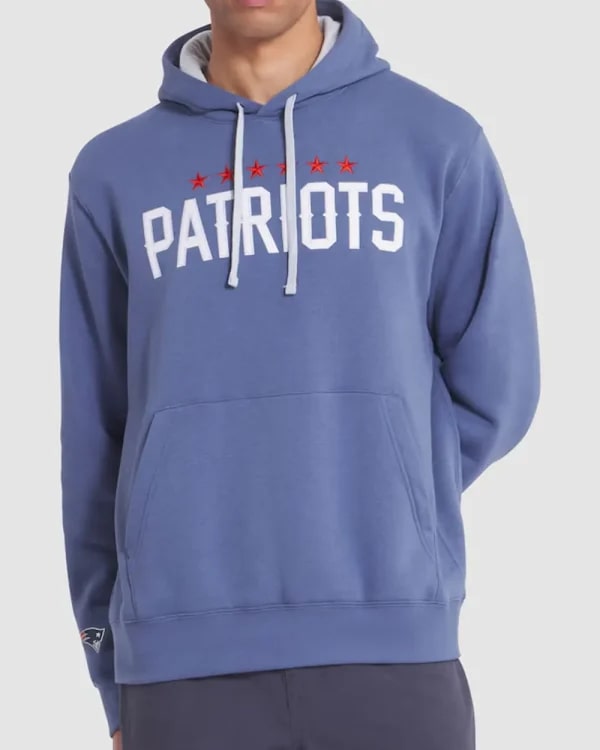 New England Patriots Storm Blue 2025 Rivalries Hoodie
