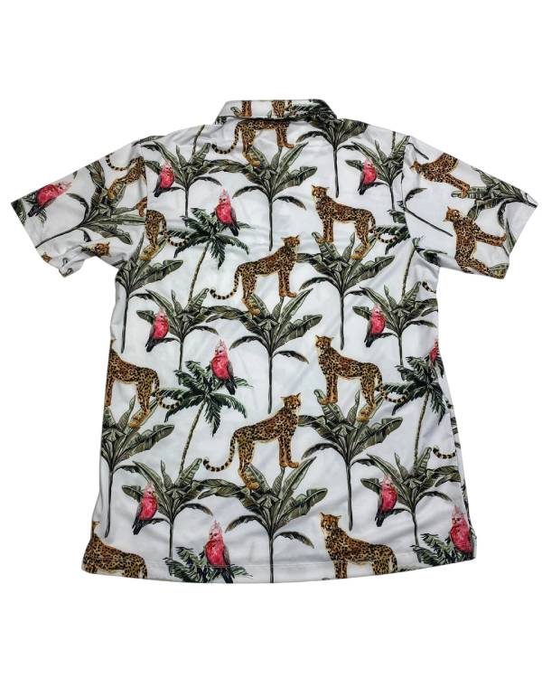Entertainment Tonight Adam Sandler White Printed Shirt