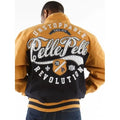 Pelle Pelle Inspired Yellow Varsity Wool Jacket | MB Jacket