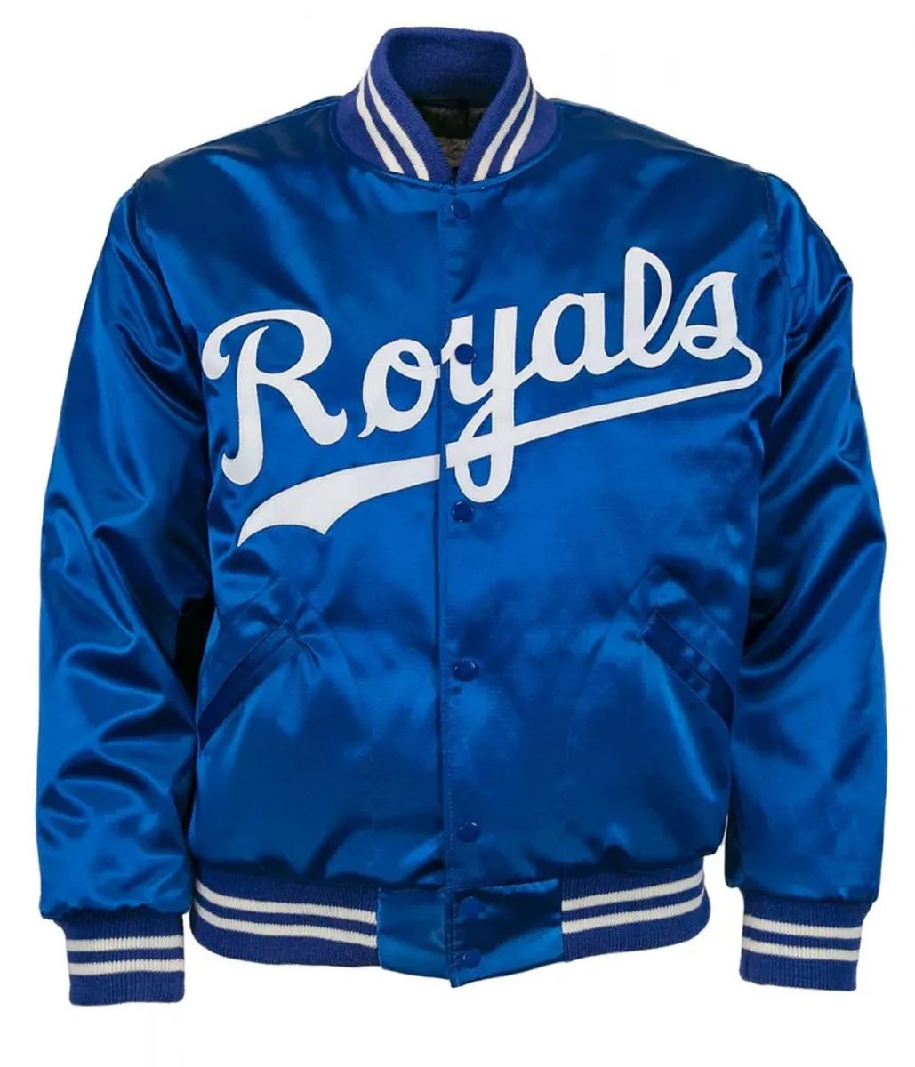 1969 Kansas City Royals Bomber Satin Jacket WorthVee
