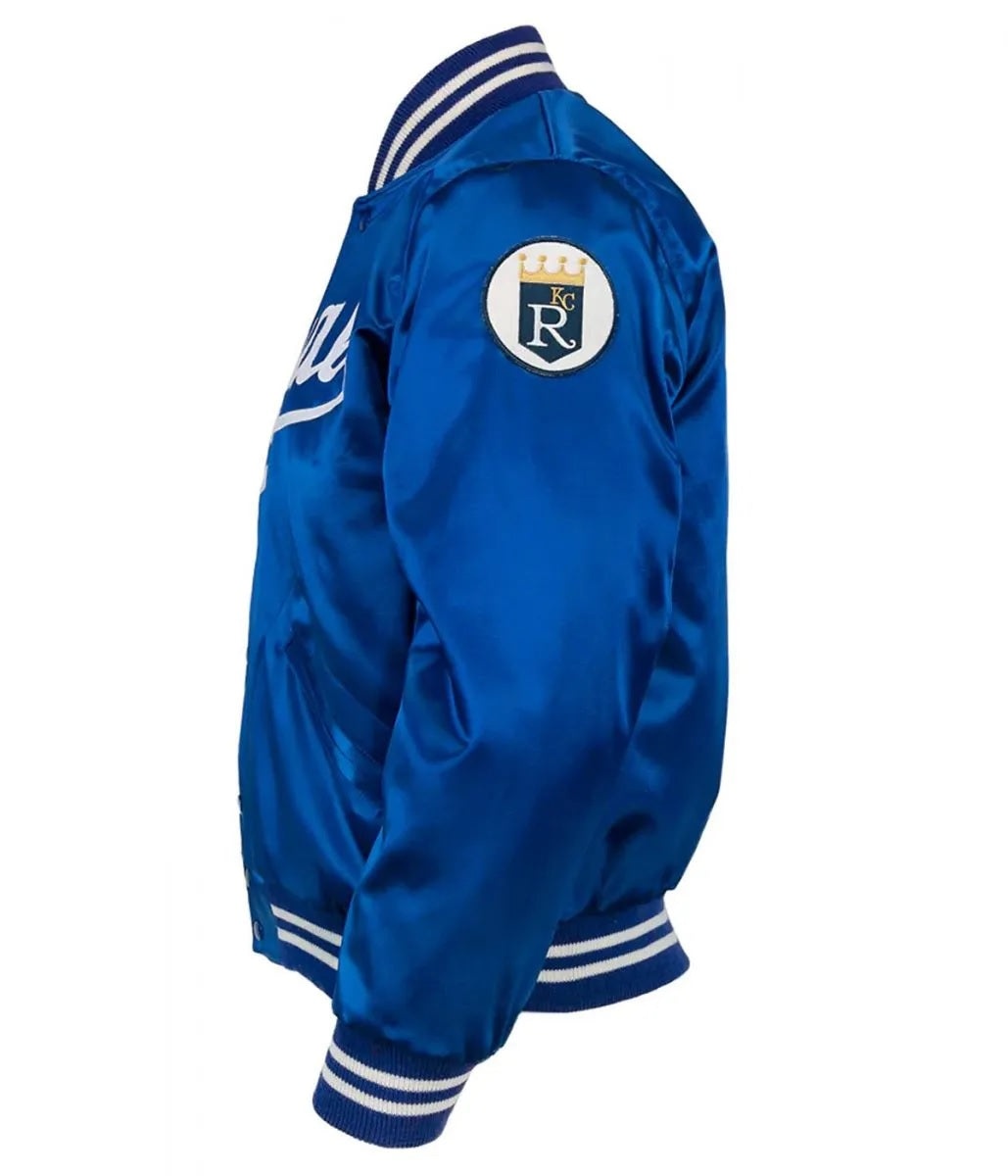1969 Kansas City Royals Bomber Satin Jacket WorthVee