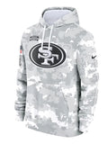 2024 San Francisco 49ers Arctic Camo Salute to Service Hoodie WorthVee