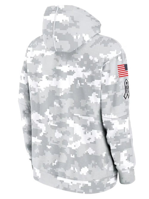 2024 San Francisco 49ers Arctic Camo Salute to Service Hoodie WorthVee