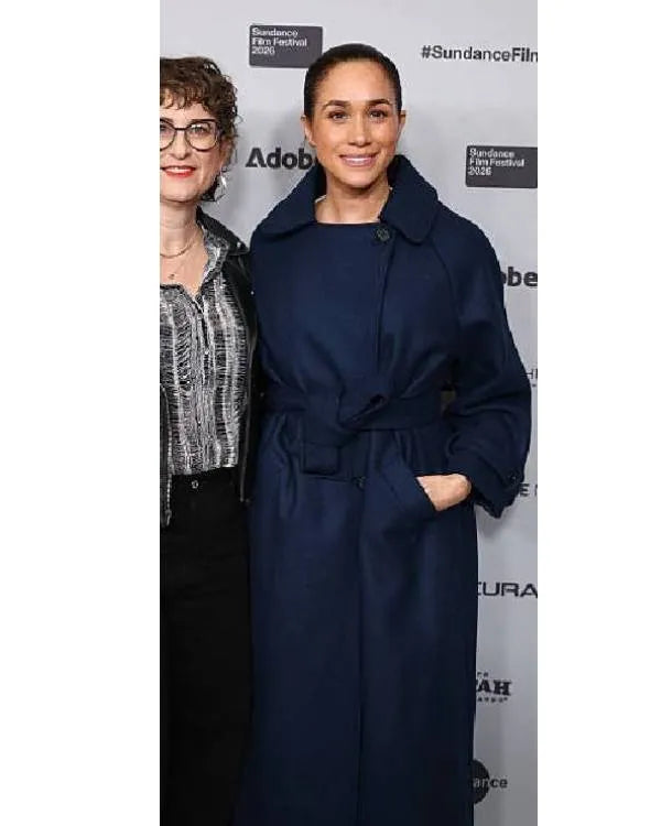 2026 Sundance Film Festival Maghan Markle Blue Coat