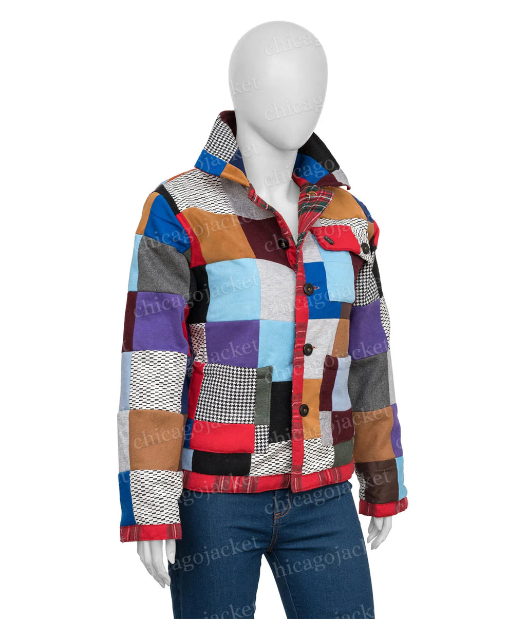 It Ends With Us Blake Lively Patchwork Jacket