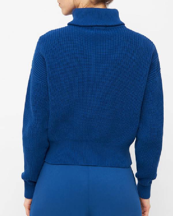 Down Cemetery Road Ruth Wilson Rib Knit Sweater