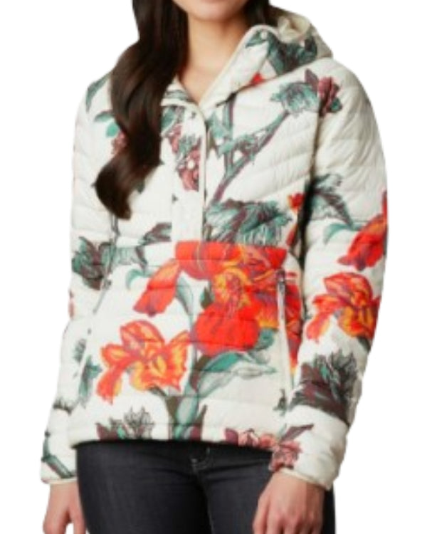 Top Chef S22 Paula Endara White & Red Floral Quilted Jacket