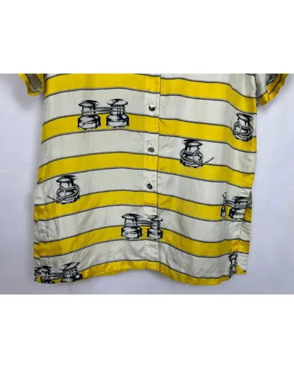 Emily In Paris S05 Samuel Arnold Yellow Striped Shirt WorthVee