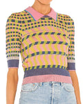 The Today Show Savannah Sellers Knit Polo Sweater Clanton Jacket