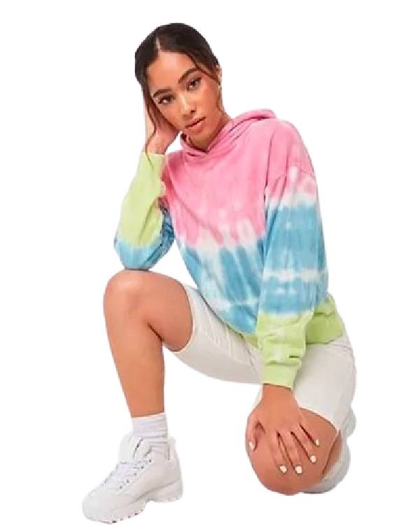 Today Show Joy Bauer Tie Dye Hoodie Clanton Jacket