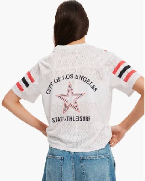 Neighbours Ayisha Salem-Towner White Jersey Clanton Jacket