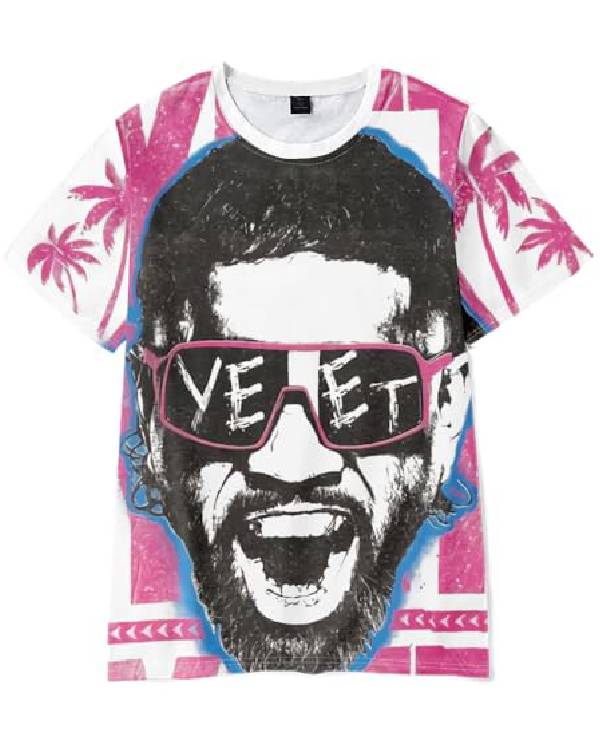 Jey Uso Yeet Pink Shades T- Shirt Clanton Jacket