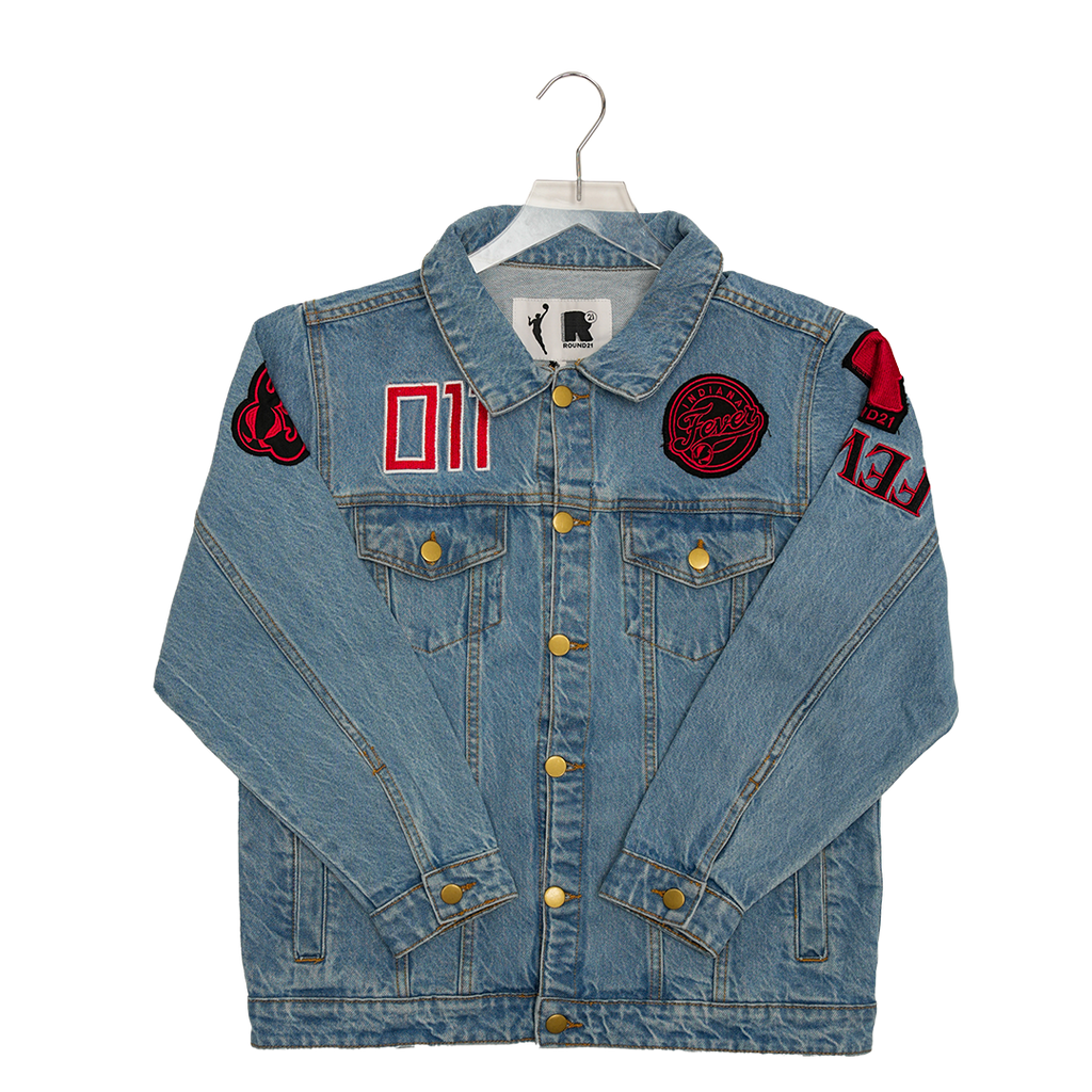 Indiana Fever Stranger Things Demoregame Denim Jacket