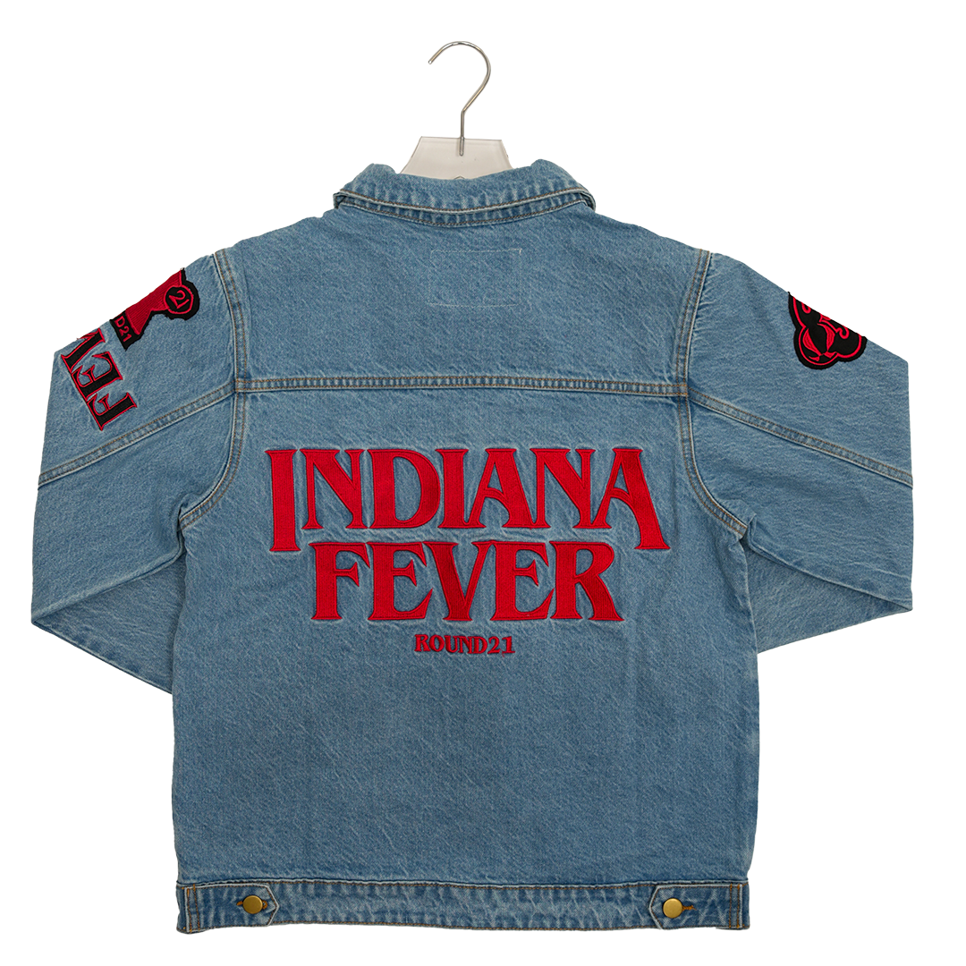 Indiana Fever Stranger Things Demoregame Denim Jacket