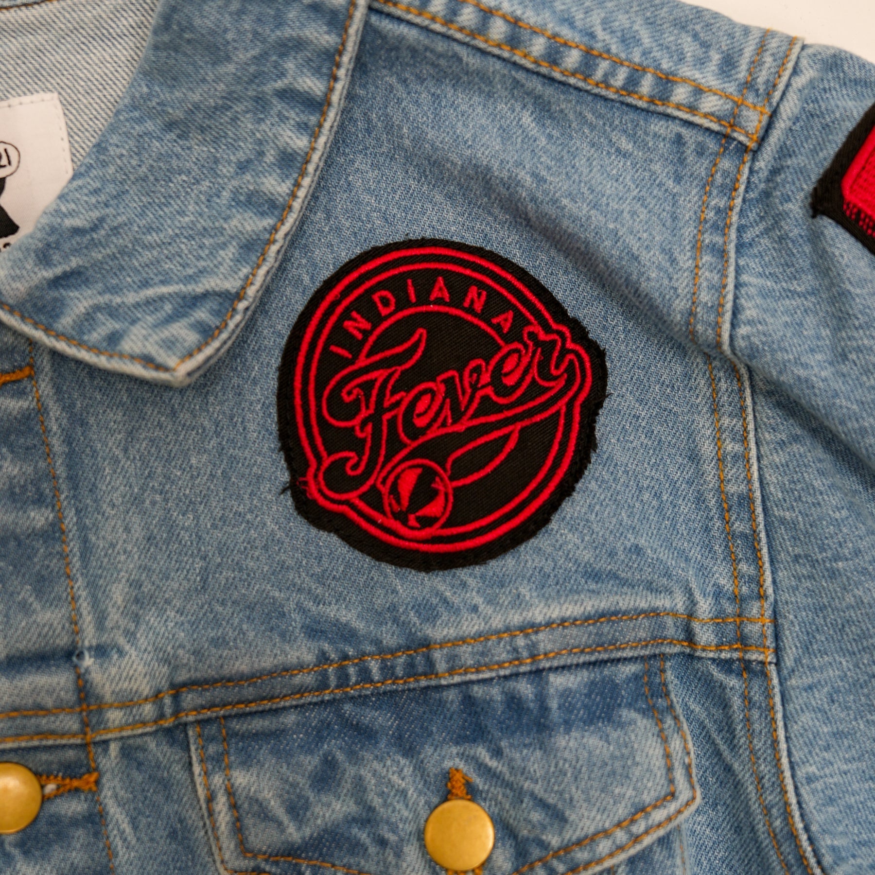 Indiana Fever Stranger Things Demoregame Denim Jacket