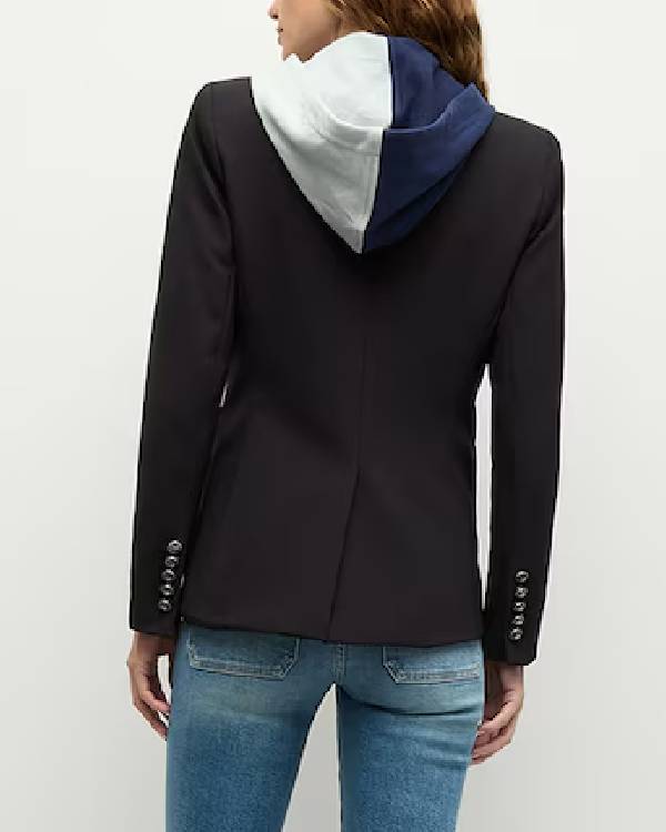 Americas Sweethearts Dallas Cowboys Cheerleaders Kelli Finglass Two Tone Hooded Blazer
