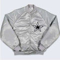 80’s Dallas Cowboys Silver Bomber Jacket WorthVee