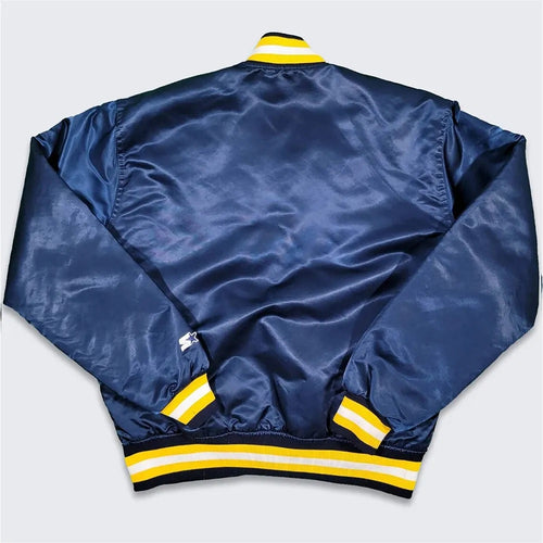 80’s Indiana Pacers Navy Bomber Jacket WorthVee