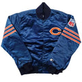 80s Chicago Bears Blue Satin Jacket