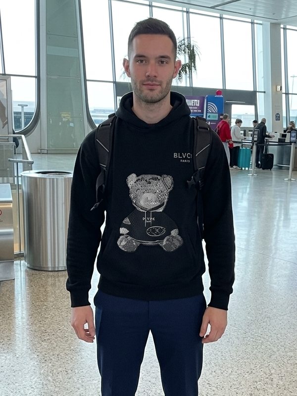 90 Day Diaries S8 Teddy Bear Black Hoodie WorthVee