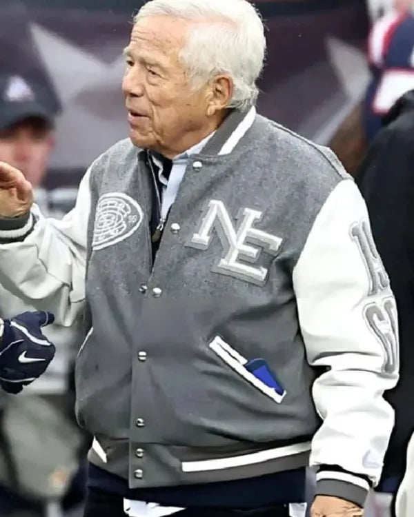 AFC Divisional Playoff Robert Kraft NE Patriots Jacket