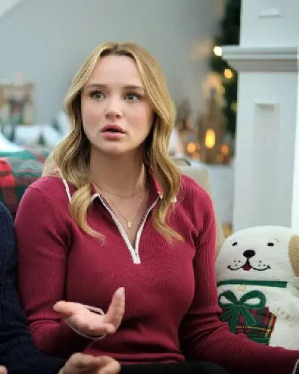 A Make or Break Holiday Hunter King Red Half Zip Top WorthVee
