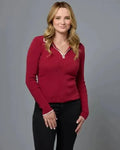 A Make or Break Holiday Hunter King Red Half Zip Top WorthVee