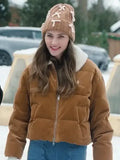 A Merry Little Ex-Mas Emily Hall Corduroy Puffer Jacket WorthVee