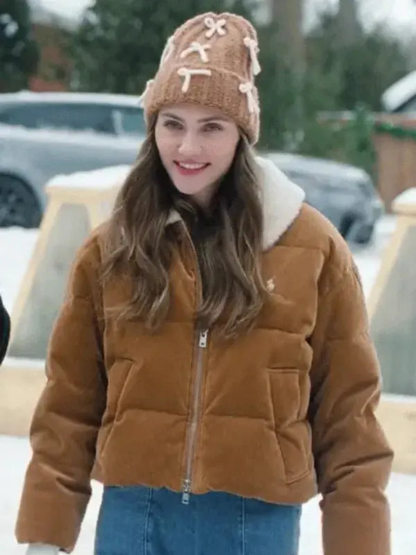 A Merry Little Ex-Mas Emily Hall Corduroy Puffer Jacket WorthVee