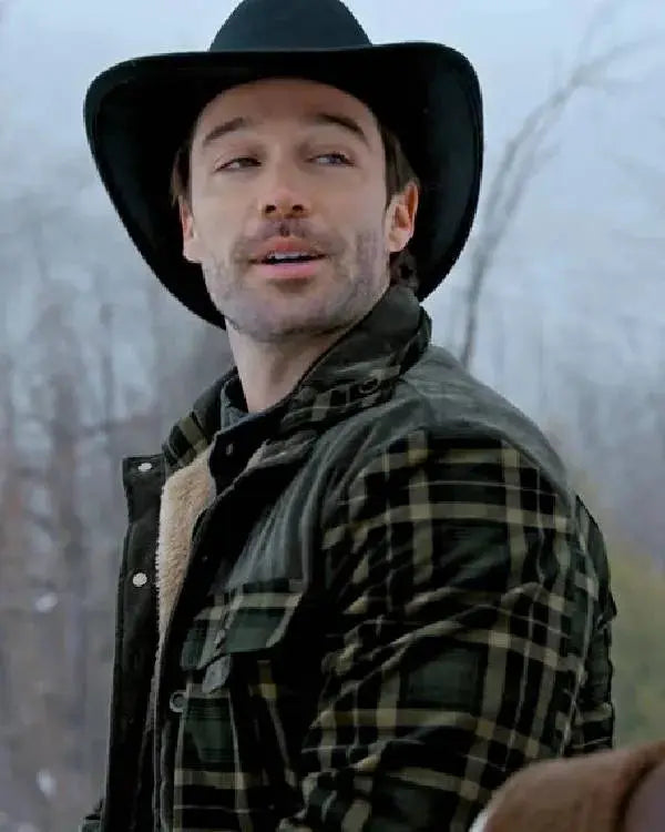 A Wild West Christmas Joey Scarpellino Black Flannel Jacket WorthVee