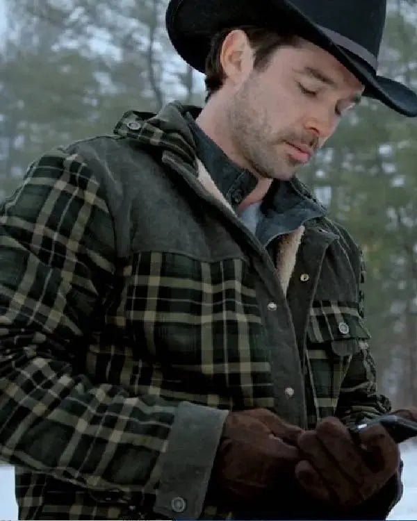 A Wild West Christmas Joey Scarpellino Black Flannel Jacket WorthVee