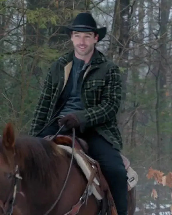A Wild West Christmas Joey Scarpellino Black Flannel Jacket WorthVee