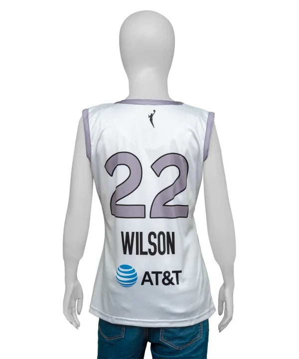 A’ja Wilson Las Vegas Aces White Jersey WorthVee
