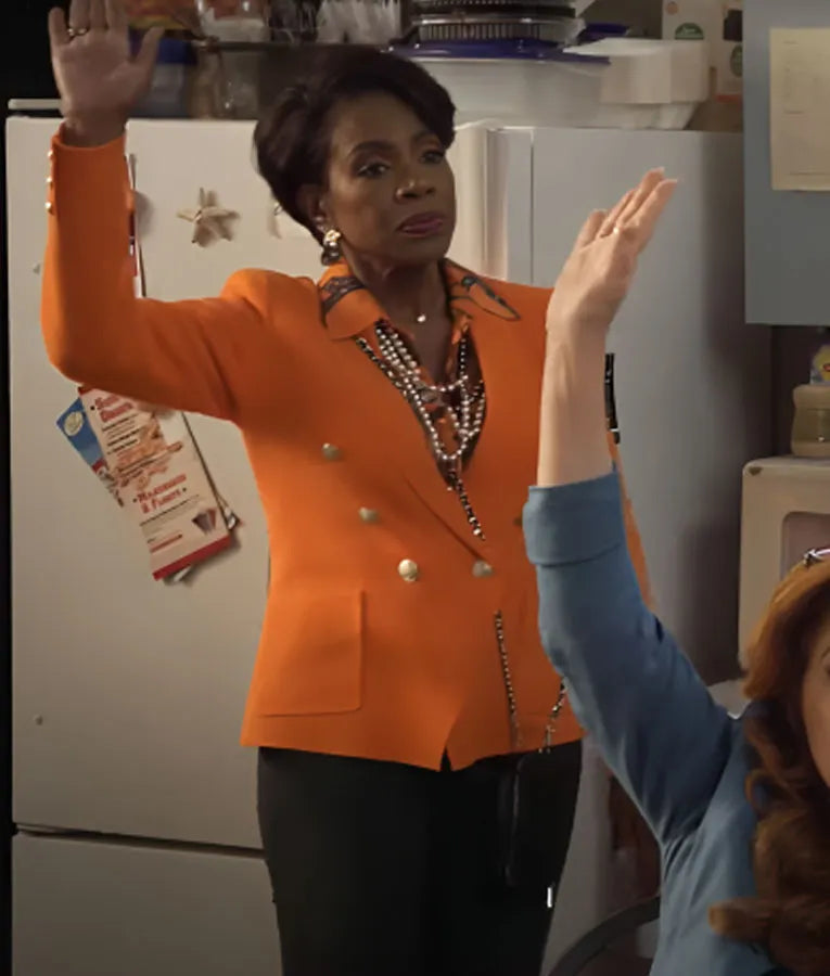 Abbott Elementary S04 Barbara Howard Orange Blazer