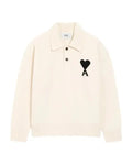 Access Daily 2025 EJ White Heart Polo Sweater WorthVee
