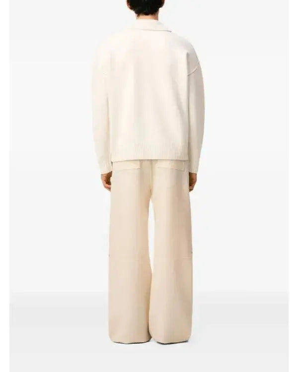 Access Daily 2025 EJ White Heart Polo Sweater WorthVee