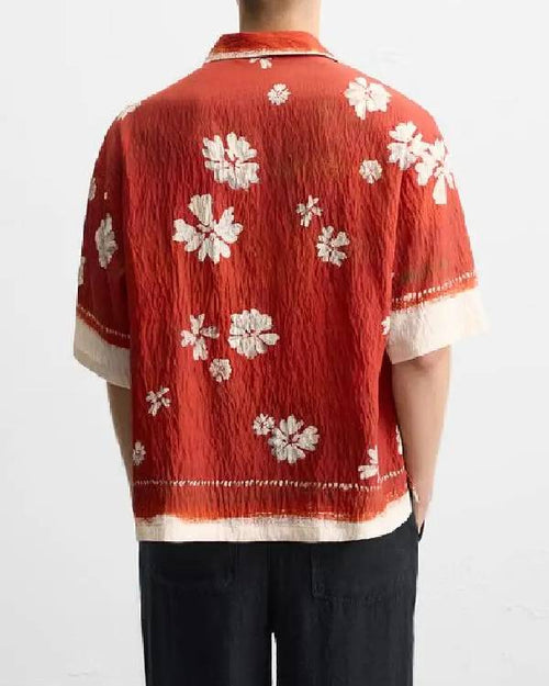 Access Hollywood 2025 Scott Evans Floral Print Shirt Clanton Jacket