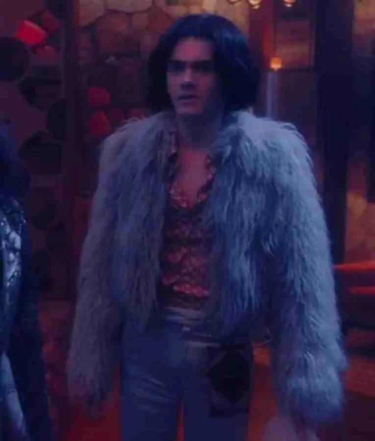 Agatha All Along Joe Locke Fur Jacket