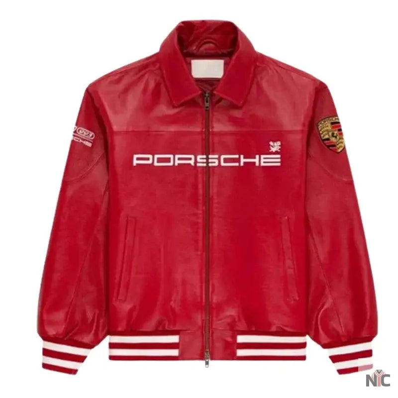 Aime Leon Dore × Porsche Leather Jacket Clanton Jacket