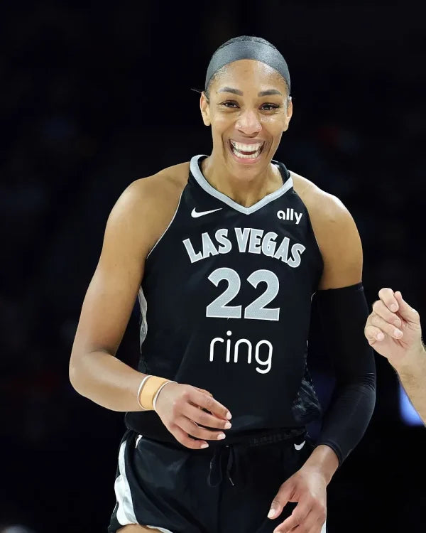 A’ja Wilson Las Vegas Aces Black Jersey
