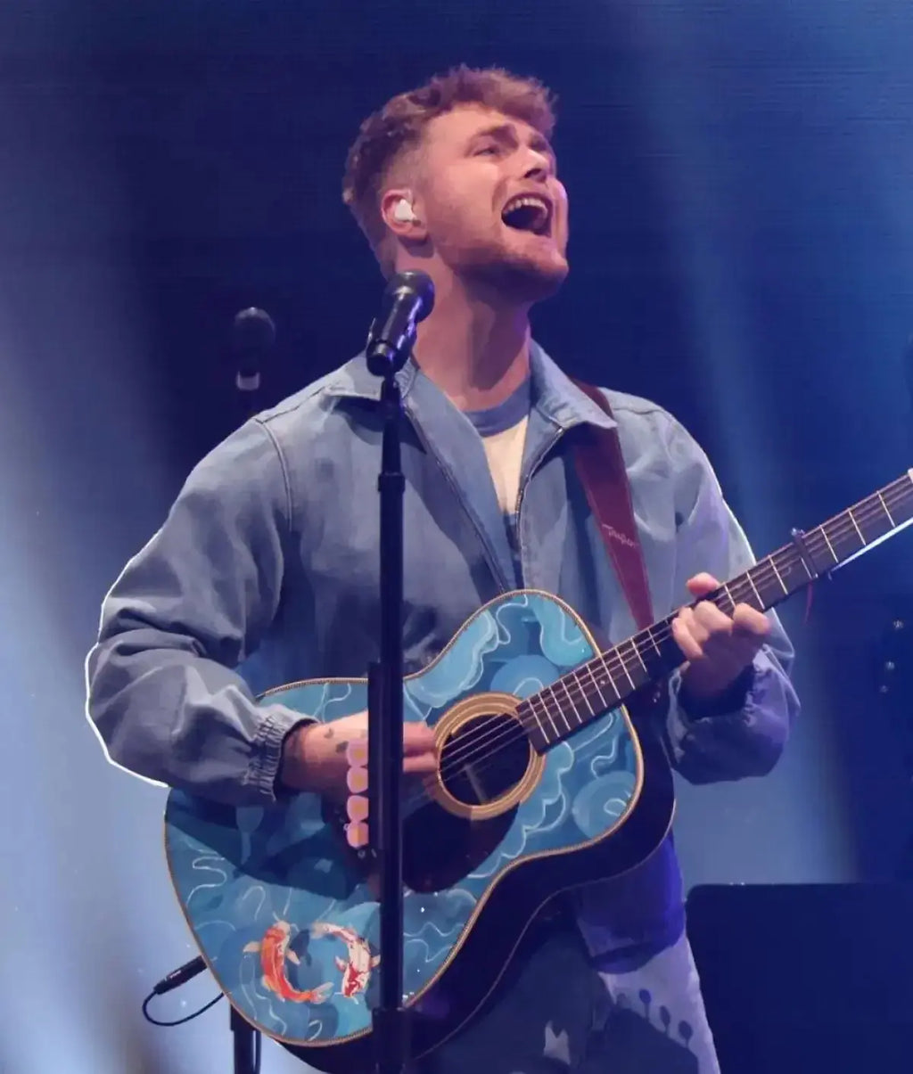 Alex Warren IHeartRadio Jingle Ball 2025 Denim Jacket WorthVee