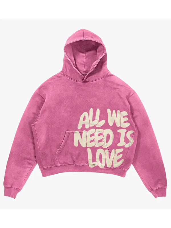 All We Need Is Love Hoodie WorthVee