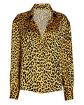 Alls Fair S01 Emerald Greene Animal Printed Blouse WorthVee
