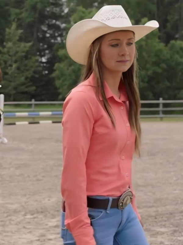 Amber Marshall Heartland S18 Pink Shirt WorthVee