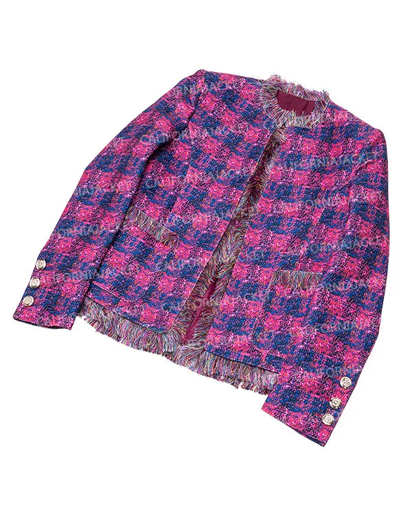 America’s Newsroom 2025 Dana Perino Pink Tweed Jacket