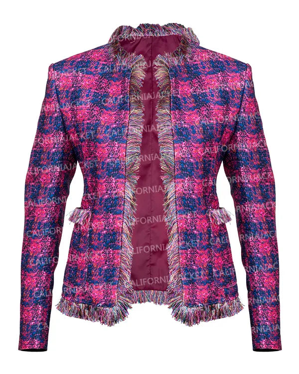 America’s Newsroom 2025 Dana Perino Pink Tweed Jacket