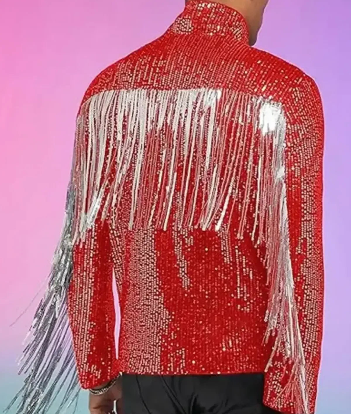 American Idol S24 Jorr Embellished Fringe Jacket