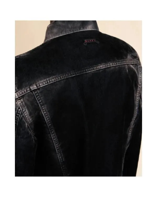 American Idol S24 Luke Bryan Black Denim Trucker Jacket