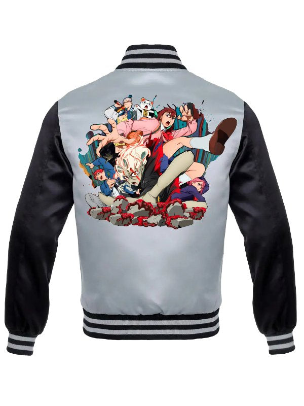 Dandadan Series S02 Varsity Bomber Jacket Clanton Jacket