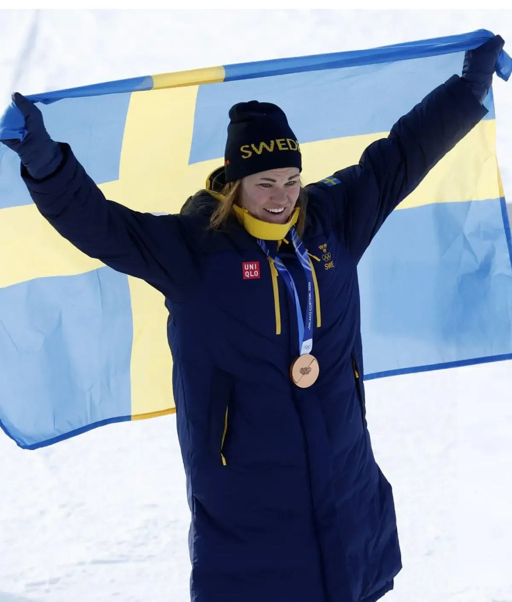 Anna Swenn Larsson 2026 Milano Cortina Winter Olympics Coat